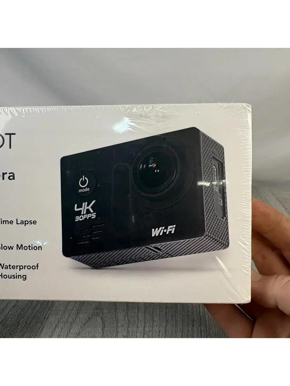 New Snap Shot 4K Wi-Fi Action Camera - Waterproof Sports Cam